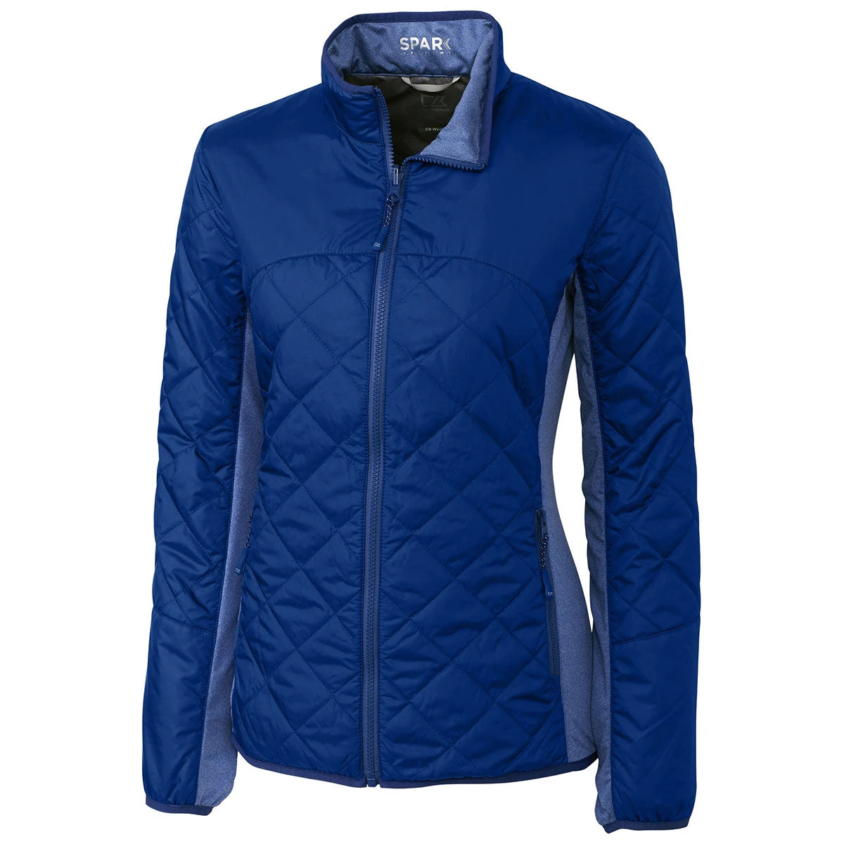Cutter & Buck Women's Tour Blue WeatherTec Sandpoint Quilted Jacket 1 Cutter & Buck Women's Tour Blue WeatherTec Sandpoint Quilted Jacket