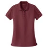 Port Authority Women's Burgundy Dry Zone UV Micro-Mesh Polo