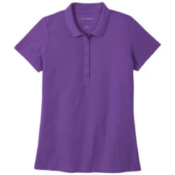 Port Authority Women's Purple SuperPro React Polo