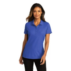 Port Authority Women's True Royal SuperPro React Polo -Sportswear Shop LK810 True Royal HTF