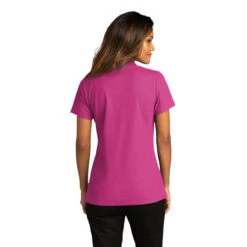 Port Authority Women's Wild Berry SuperPro React Polo -Sportswear Shop LK810 Wild Berry HTB