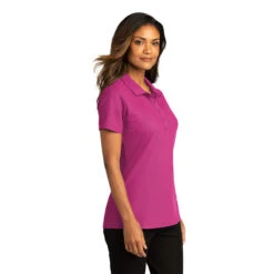 Port Authority Women's Wild Berry SuperPro React Polo -Sportswear Shop LK810 Wild Berry HTS
