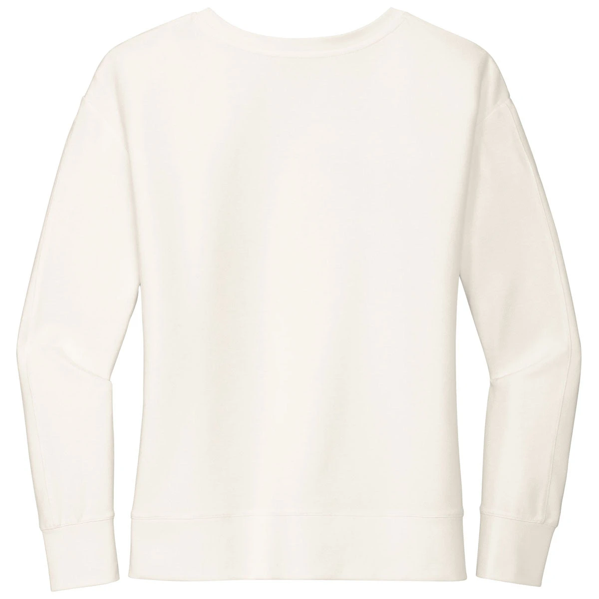 OGIO Women's Ivory Snow Luuma Flex Long Sleeve V-Neck 2 OGIO Women's Ivory Snow Luuma Flex Long Sleeve V-Neck - Image 2