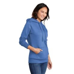 Port & Company Women's Heather Royal Core Fleece Pullover Hoodie 9 Port & Company Women's Heather Royal Core Fleece Pullover Hoodie -Sportswear Shop LPC78H Heather Royal HTS
