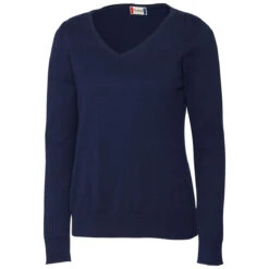 Clique Women's Navy Imatra V-neck Pullover
