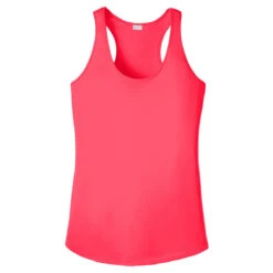 Sport-Tek Women's Hot Coral PosiCharge Competitor Racerback Tank
