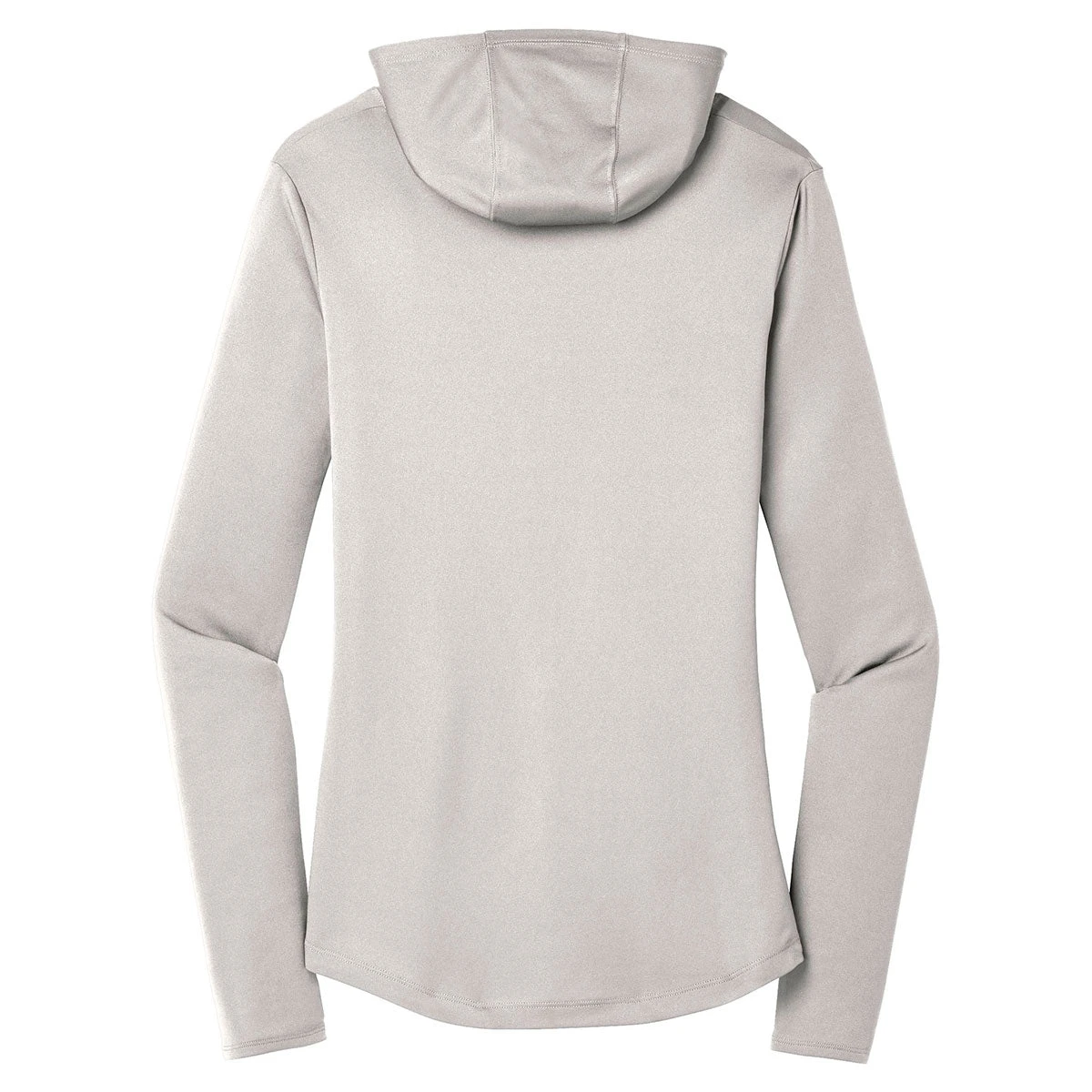 Sport-Tek Women's Silver PosiCharge Competitor Hooded Pullover 2 Sport-Tek Women's Silver PosiCharge Competitor Hooded Pullover - Image 2