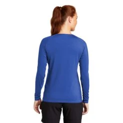 Sport-Tek Women's True Royal Long Sleeve Rashguard Tee -Sportswear Shop LST470LS True Royal HTB