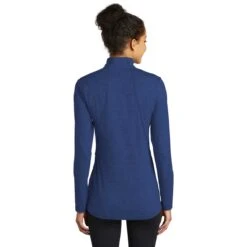 Sport-Tek Women's True Royal Heather Exchange 1.5 Long Sleeve Half Zip 8 Sport-Tek Women's True Royal Heather Exchange 1.5 Long Sleeve Half Zip -Sportswear Shop LST711 True Royal Heather HTB