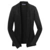 Port Authority Women's Black Open Front Cardigan Sweater