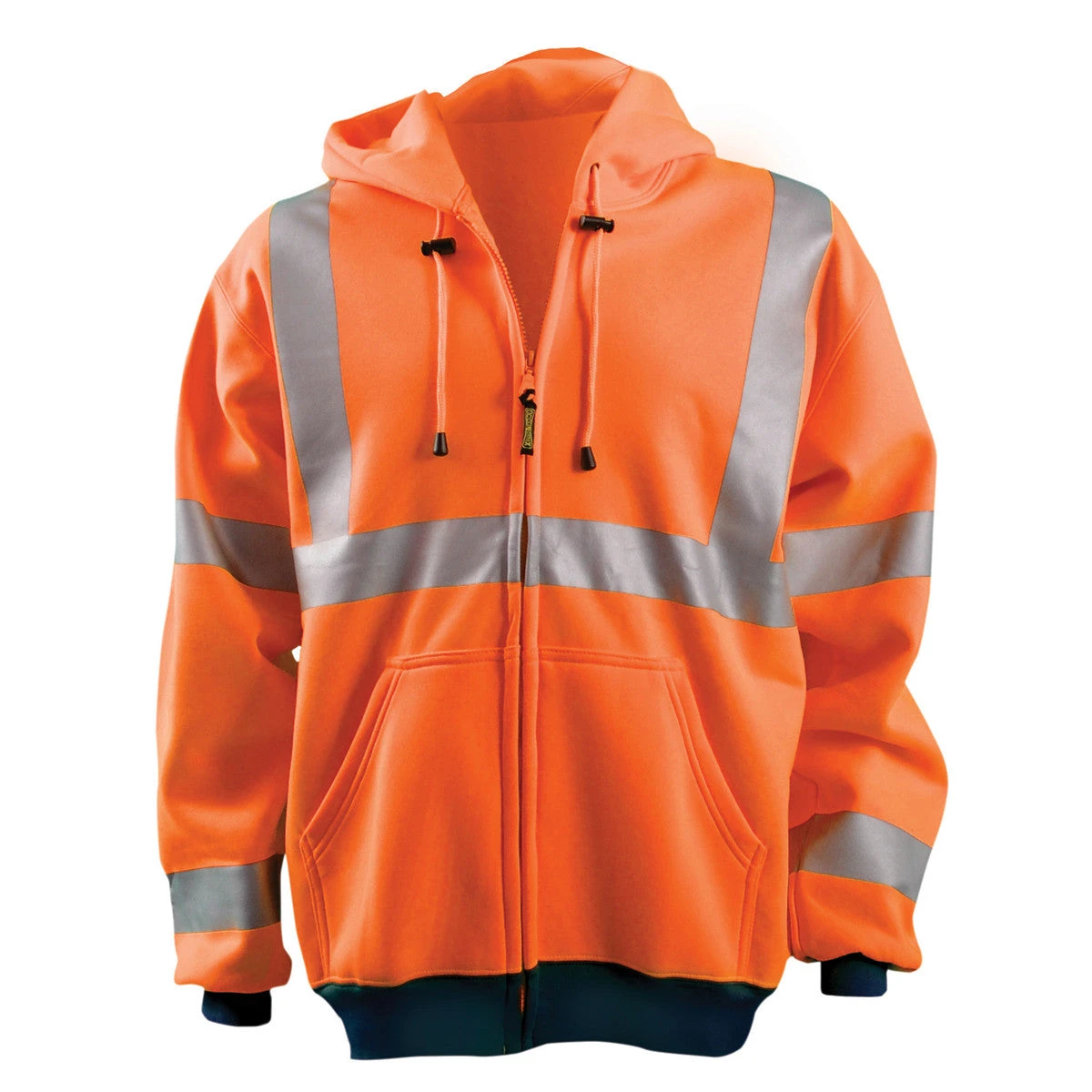 OccuNomix Men's Orange Premium Wicking Hoodie Sweatshirt 1 OccuNomix Men's Orange Premium Wicking Hoodie Sweatshirt