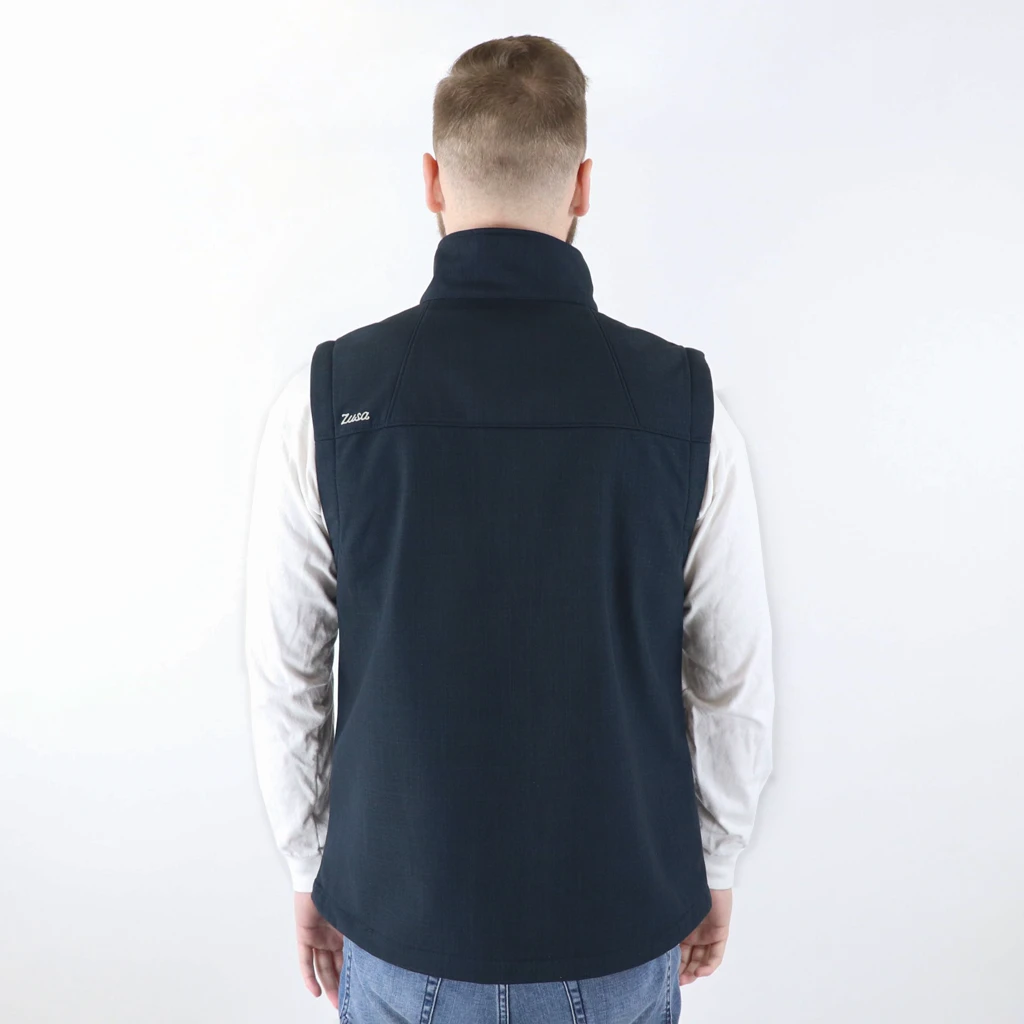 Zusa 3 Day Men's Black Cross-Hatch Wanderlust Vest 4 Zusa 3 Day Men's Black Cross-Hatch Wanderlust Vest - Image 4