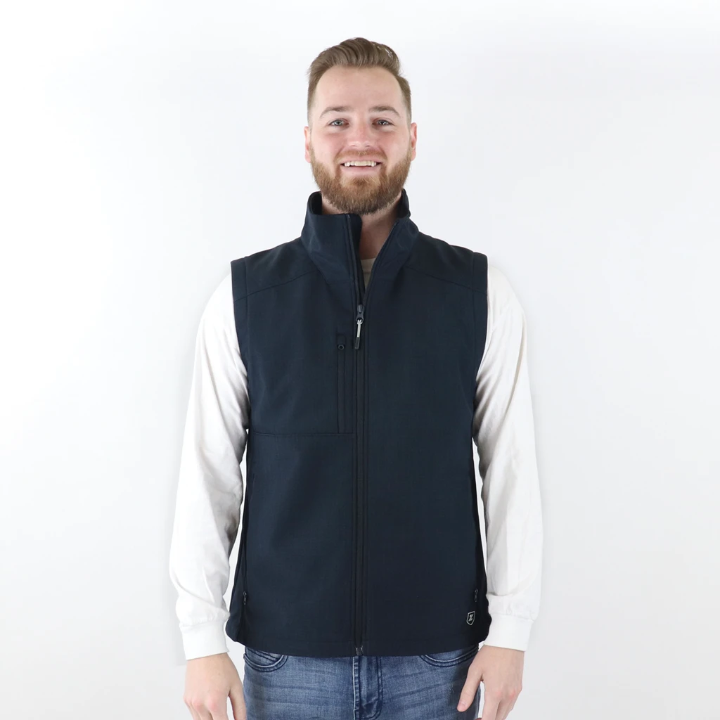 Zusa 3 Day Men's Black Cross-Hatch Wanderlust Vest 3 Zusa 3 Day Men's Black Cross-Hatch Wanderlust Vest - Image 3