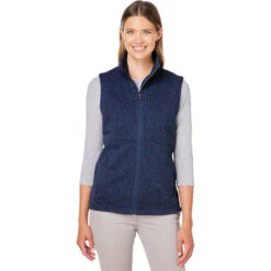 Marmot Women's Artic Navy Dropline Sweater Fleece Vest -Sportswear Shop M14438 54 HTF
