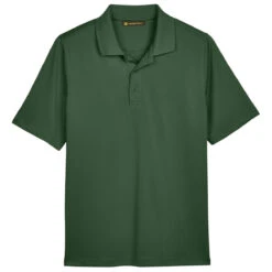 Harriton Men's Dark Green Advantage Snag Protection Plus Polo