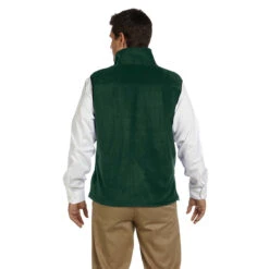 Harriton Men's Hunter 8 Oz. Fleece Vest 6 Harriton Men's Hunter 8 Oz. Fleece Vest -Sportswear Shop M985 Hunter HTB