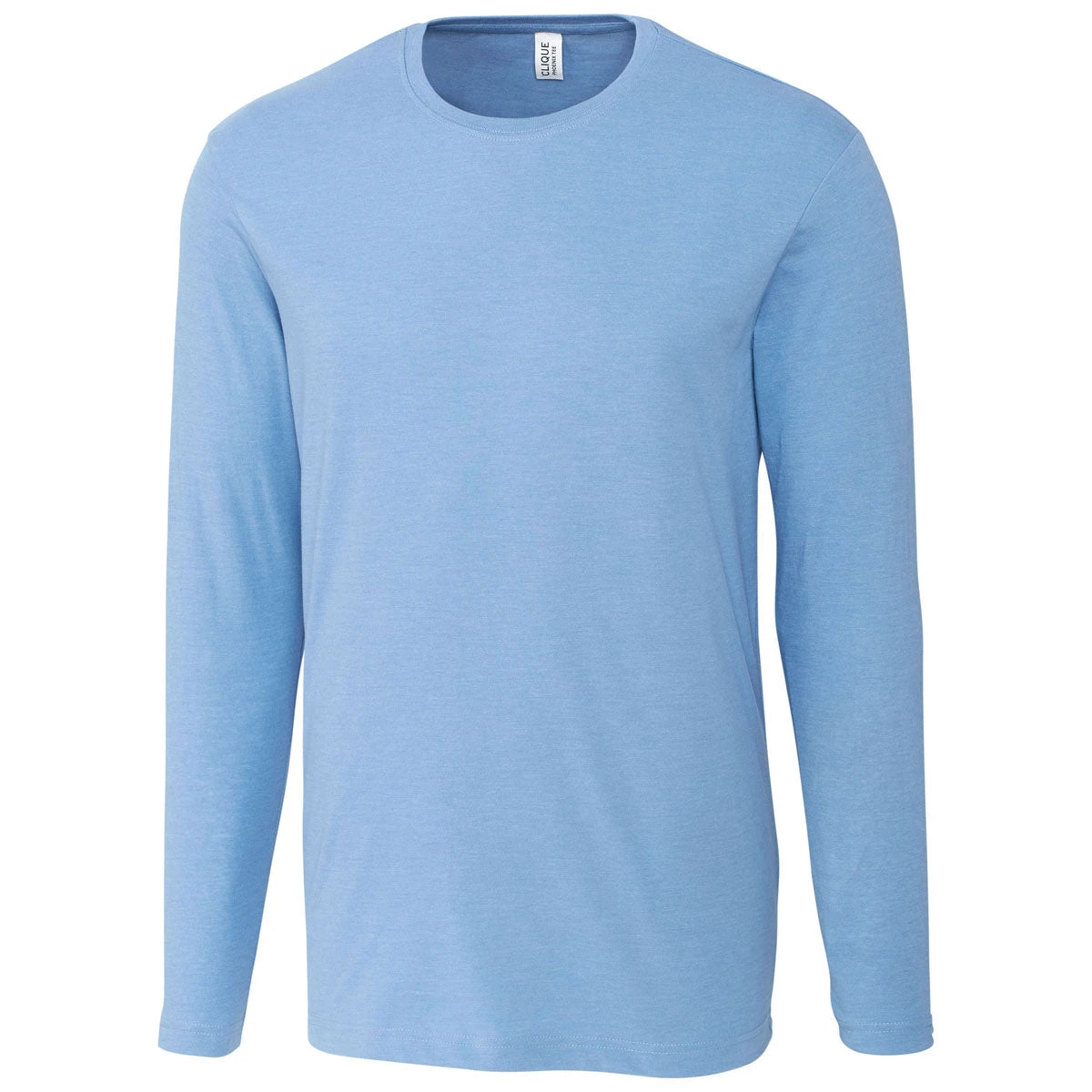Clique Men's Light Blue Heather Long Sleeve Phoenix Tee 1 Clique Men's Light Blue Heather Long Sleeve Phoenix Tee