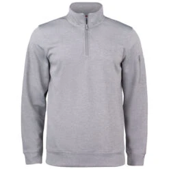 Clique Men's Grey Lift Performance Quarter Zip