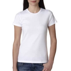 Next Level Women's White Boyfriend Tee 7 Next Level Women's White Boyfriend Tee -Sportswear Shop N3900 White HTF