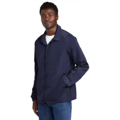 New Era Men's True Navy Coach's Jacket -Sportswear Shop NEA601 True Navy HTS