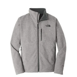 The North Face Men's Medium Grey Heather Apex Barrier Soft Shell Jacket