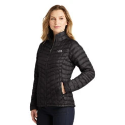 The North Face Women's TNF Matte Black Thermoball Trekker Jacket -Sportswear Shop NF0A3LHK TNFMatteBk model