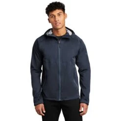 The North Face Men's Urban Navy All-Weather DryVent Stretch Jacket -Sportswear Shop NF0A47FG Urban Navy HTF