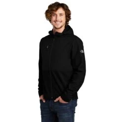 The North Face Men's TNF Black Castle Rock Hooded Soft Shell Jacket -Sportswear Shop NF0A529R TNF Black HTS