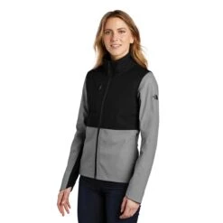 The North Face Women's Mid Grey Castle Rock Soft Shell Jacket -Sportswear Shop NF0A5541 Mid Grey HTS