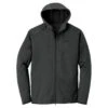 Nike Men's Black Therma-FIT Textured Fleece Full-Zip Hoodie