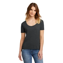 Next Level Women's Charcoal Festival Scoop Neck Tee -Sportswear Shop NL5030 Charcoal HTF