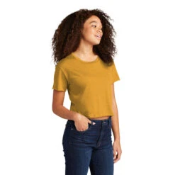 Next Level Women's Antique Gold Festival Cali Crop Tee -Sportswear Shop NL5080 Antique Gold HTS