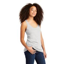 Next Level Women's Heather White Tri-Blend Racerback Tank -Sportswear Shop NL6733 Heather White HTS