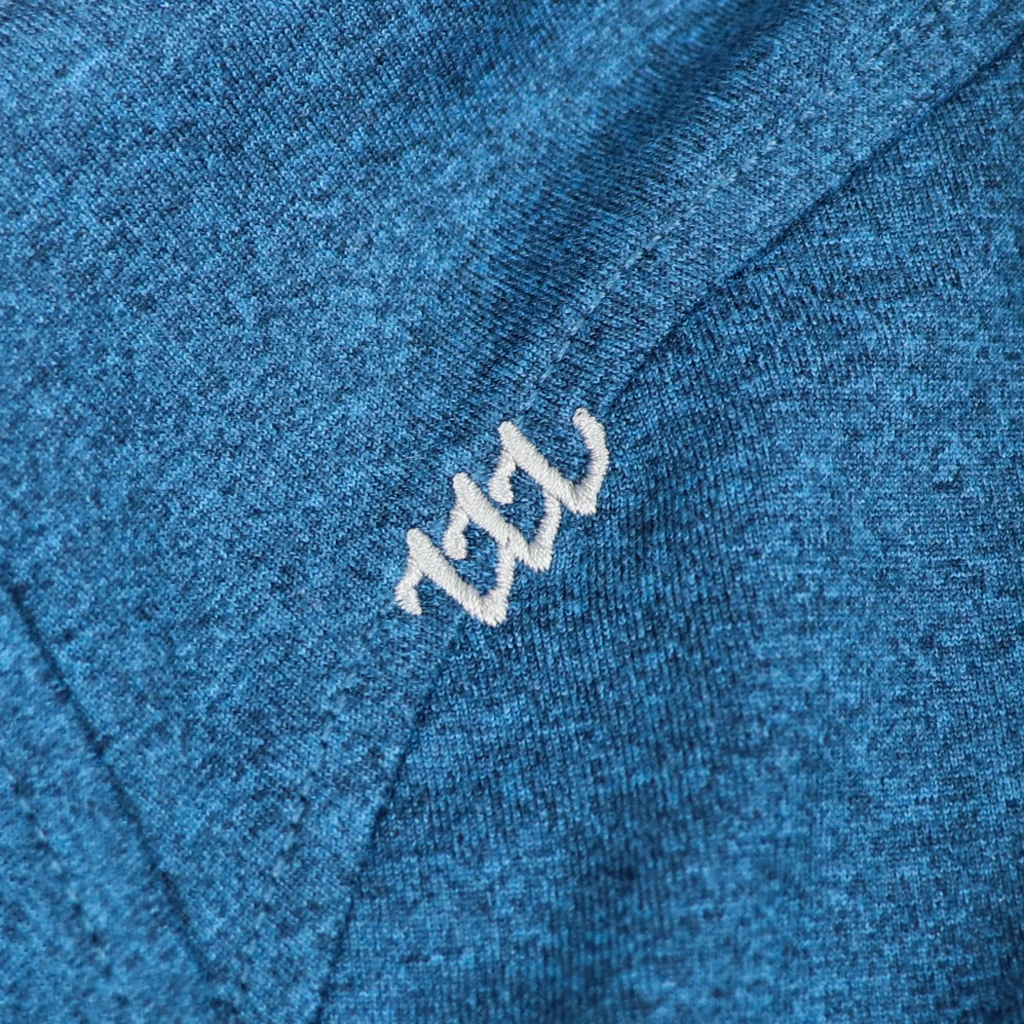 Zusa Men's Dark Lagoon Heather Itasca Polo 3 Zusa Men's Dark Lagoon Heather Itasca Polo - Image 3