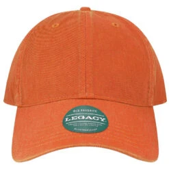 Legacy Orange Old Favorite Solid Twill Cap