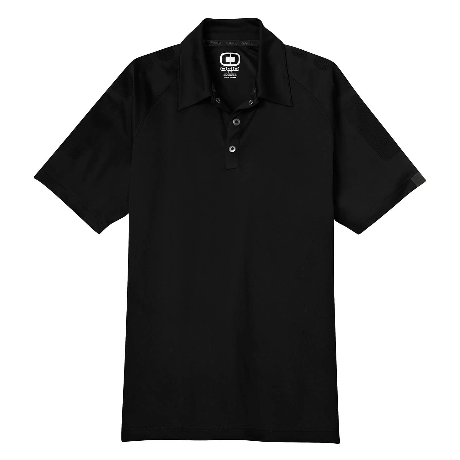 OGIO Men's Black Optic Polo 1 OGIO Men's Black Optic Polo