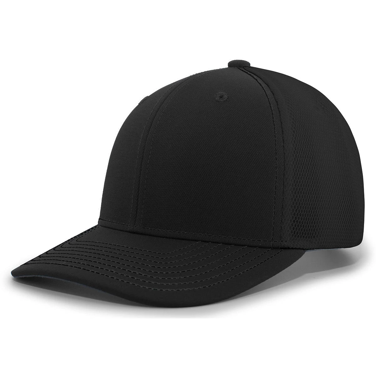 Pacific Headwear Black Air Mesh Sidline Cap 3 Pacific Headwear Black Air Mesh Sidline Cap - Image 3