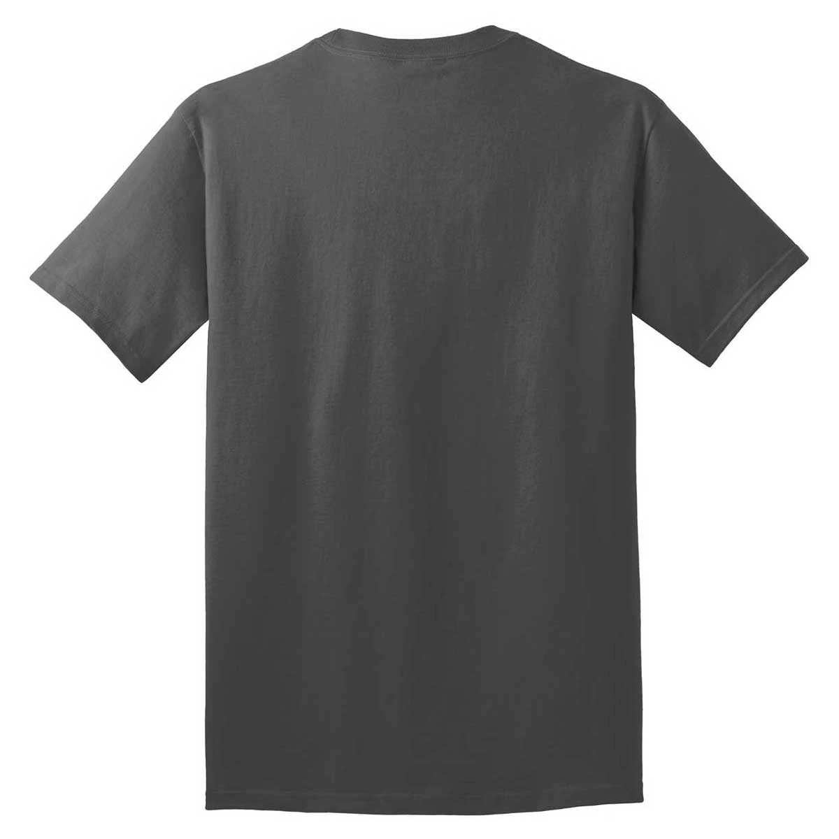 Port & Company Men's Charcoal Core Cotton Tee 2 Port & Company Men's Charcoal Core Cotton Tee - Image 2