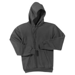Port & Company Men's Charcoal Core Fleece Pullover Hooded Sweatshirt