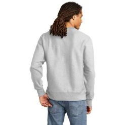 Champion Men's Ash Reverse Weave Crewneck Sweatshirt 8 Champion Men's Ash Reverse Weave Crewneck Sweatshirt -Sportswear Shop S149 Ash HTB