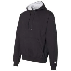 Champion Men's Black Cotton Max Hooded Sweatshirt -Sportswear Shop S171 Black S
