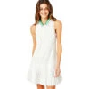 Addison Bay Women's White/Palm Augusta Dress