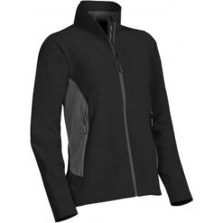 Stormtech Women's Black/Granite Pulse Softshell -Sportswear Shop SDX 1W Black Granite S