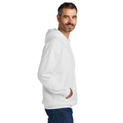 Gildan Men's White Softstyle Pullover Hooded Sweatshirt -Sportswear Shop SF500 White HTS