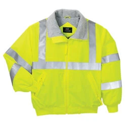 Port Authority Men's Safety Yellow/Reflective Enhanced Visibility Challenger Jacket With Reflective Taping