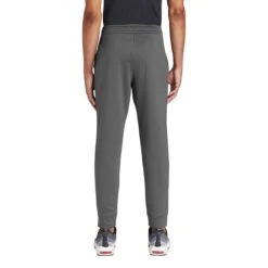 Sport-Tek Men's Dark Smoke Grey Sport-Wick Fleece Jogger -Sportswear Shop ST233 Dark Smoke Grey HTB