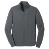 Sport-Tek Men's Dark Smoke Grey Sport-Wick Fleece Full-Zip Jacket