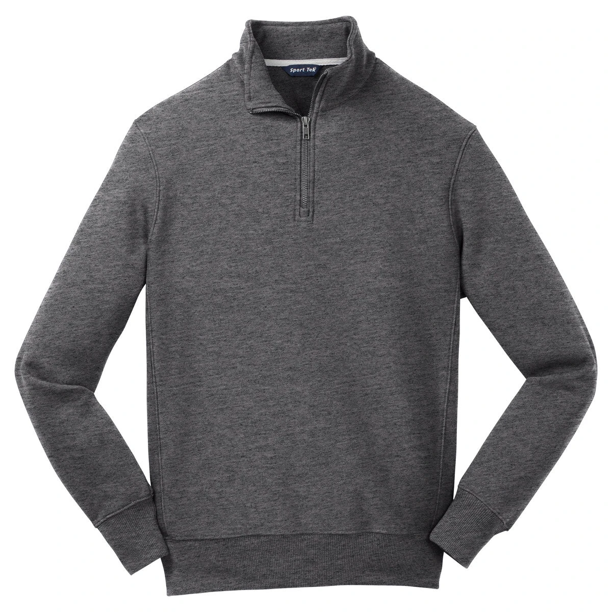 Sport-Tek Men's Graphite Heather Super Heavyweight 1/4-Zip Pullover Sweatshirt 1 Sport-Tek Men's Graphite Heather Super Heavyweight 1/4-Zip Pullover Sweatshirt