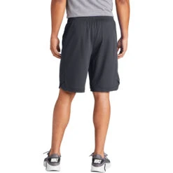 Sport-Tek Men's Graphite PosiCharge Position Short With Pockets -Sportswear Shop ST575 Graphite HTB