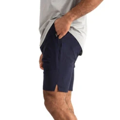 UNRL Men's Navy Stride Short -Sportswear Shop STRDSHORT NVY HTS